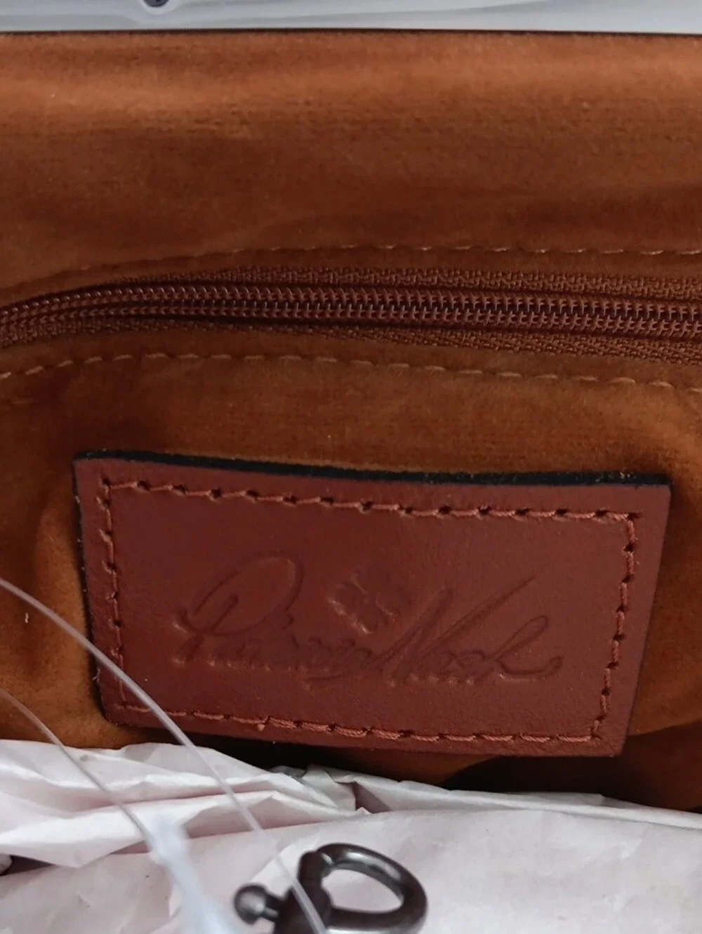 Patrricia Nash Vione Cavalino Cowhide Leather Frame Bag Kisslock Purse NWT